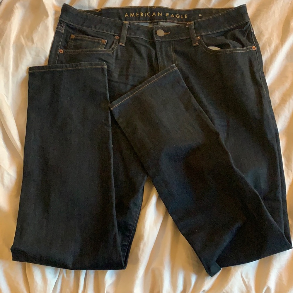 American Eagle Men’s Flex Jeans- Dark Wash